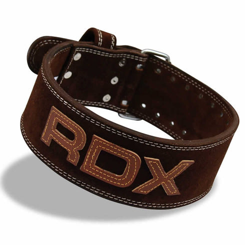 RDX BROWN LEATHER 10MM POWERLIFTING BELT-4